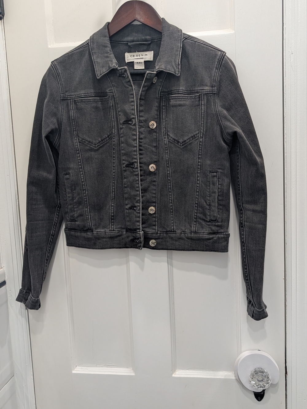 Country Road Washed Black Denim Jacket